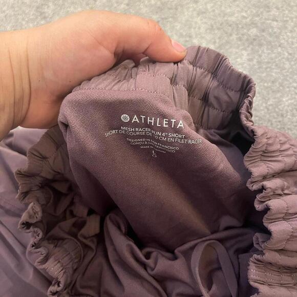 Athleta mesh racer run 4” short - Picture 4 of 7